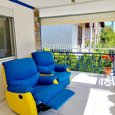Villa Blue House Nea Kallikrateia Kültér fotó