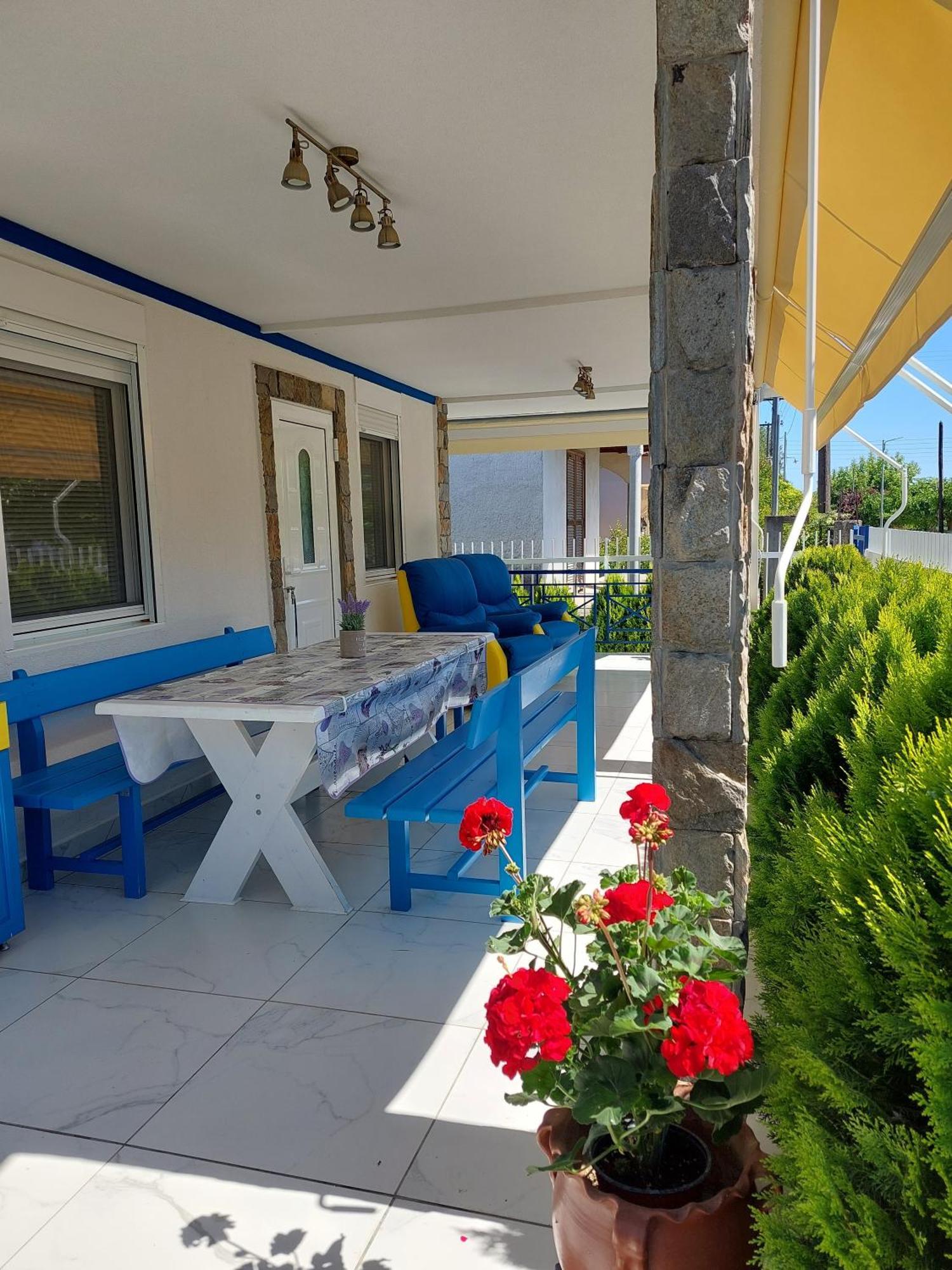 Villa Blue House Nea Kallikrateia Kültér fotó